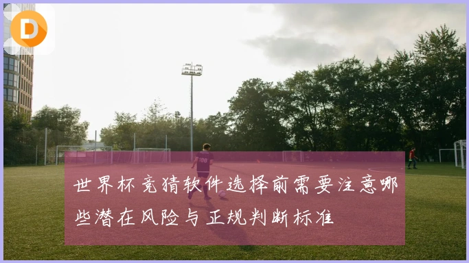 世界杯竞猜软件选择前需要注意哪些潜在风险与正规判断标准